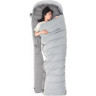 Ультралёгкий спальный мешок NATUREHIKE RM40 Series Утиный пух Grey Size M, 6927595707159